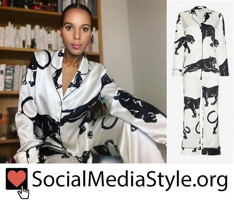 Kerry Washington Dances Barefoot in PJs for Viral TikTok。